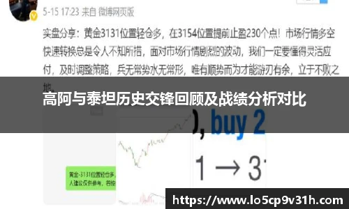 高阿与泰坦历史交锋回顾及战绩分析对比